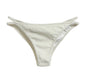 Solid Color Two-Piece Separated Swimwear, Push-Up Bra Top for Small Bust