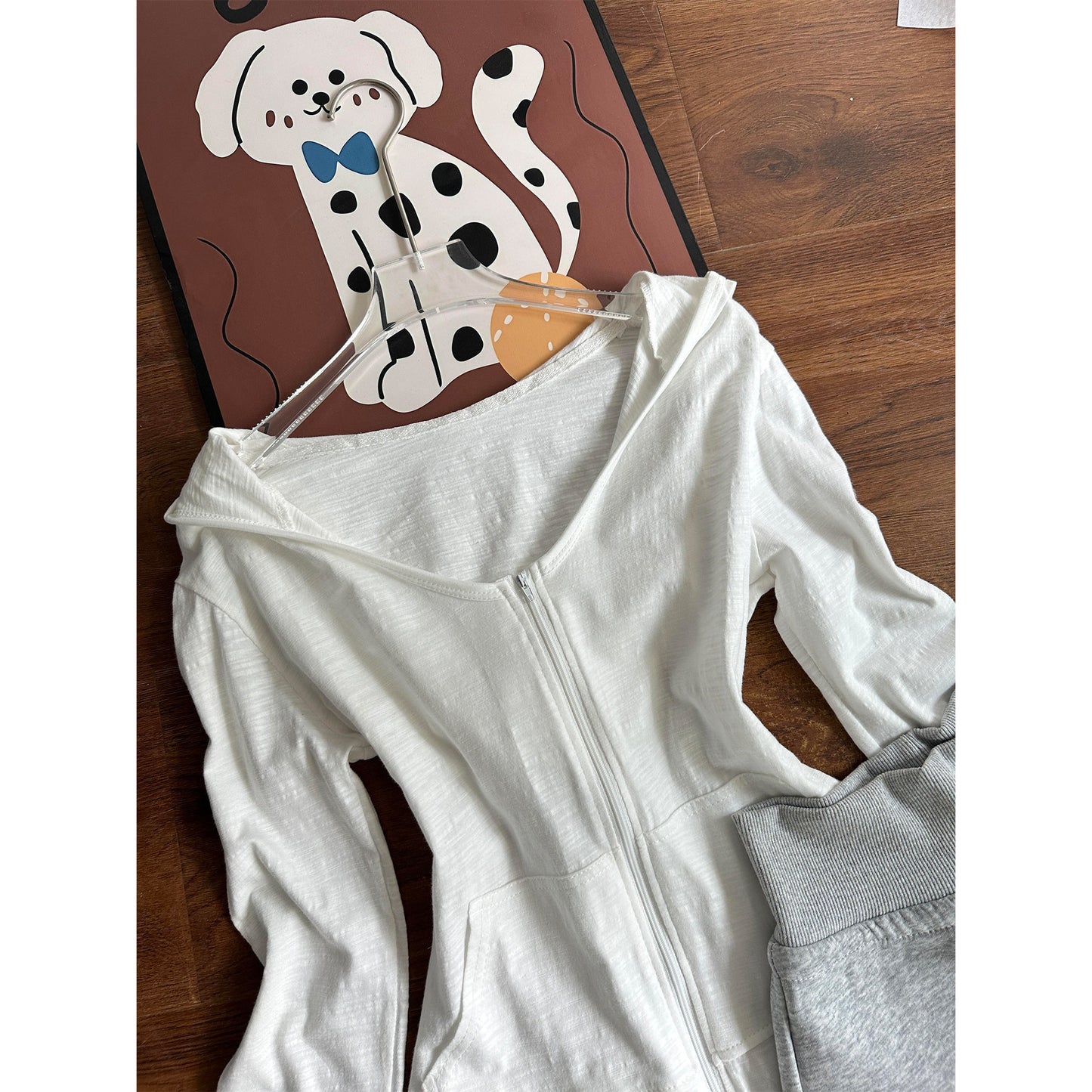 Bamboo Cotton Hooded Zip-Up Sun Protection Cardigan for Women