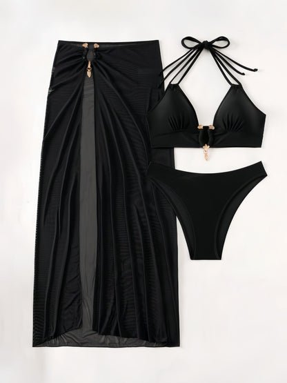 Three-Piece Swimwear Set