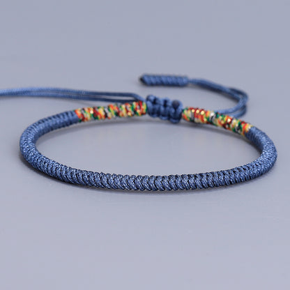 Handmade Braided Knot Bracelet Red String Literary Style Bracelet Ethnic Wind Red String
