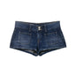 Street low rise mini denim shorts