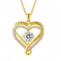 Eternal Heart Necklace for Women Personalized Heart PendantChoker Necklace Neck Chain