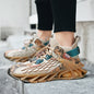 New Men's Shoes Summer Breathable Flyknit Sneakers Youth Blade Running Large Size Trendy Shoes