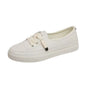 Women's white shoes with personality fashion simplicity and casual Japanese style women's board shoes for women