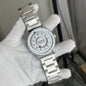 Casual Arabic Numeral Quartz Men's Watch with Magnetic Floating Design, Water Resistant, Fashionable and Unique Style