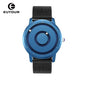 Creative Trendy Student Ball Bearing Metal Unisex Fashion Sport Quartz Watch Blue Steel Dial