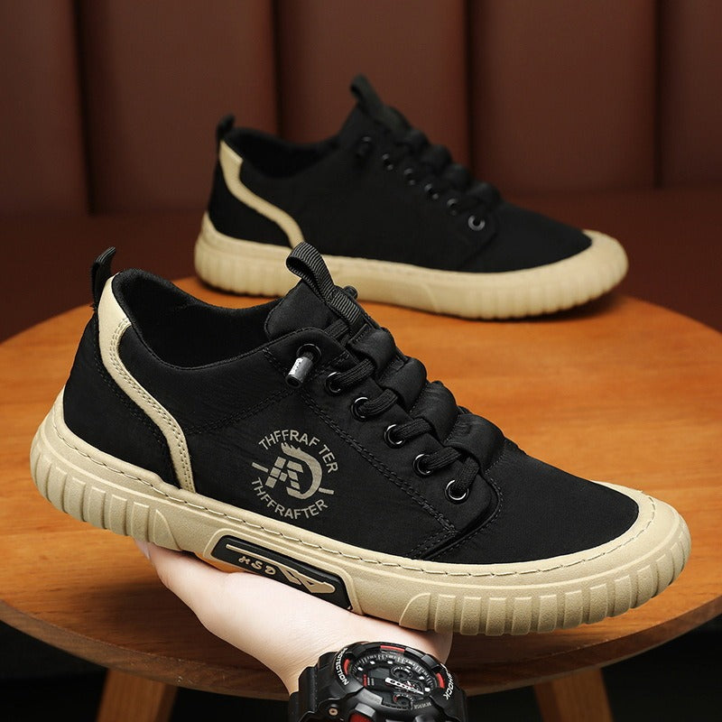 Labor protection shoes, men's shoes, summer new breathable construction site work shoes, Korean version versatile cloth shoes