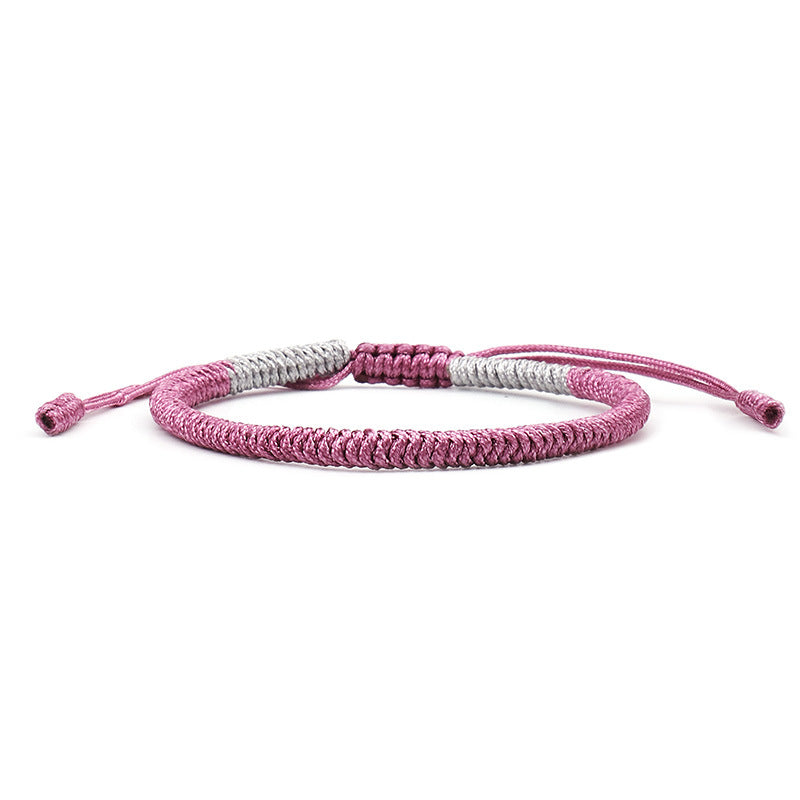 Handmade Braided Knot Bracelet Red String Literary Style Bracelet Ethnic Wind Red String