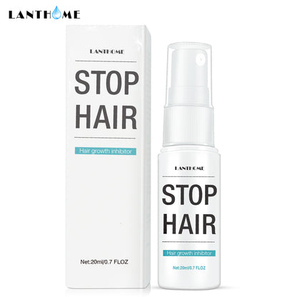 Permanent Stop Hair Growth Inhibitor Pubic Hair Repair Smooth Body Hair Removal Treatment Spray Facial Hair Remover for Women