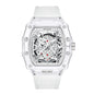 Cross-border Watch Unique Barrel-shaped Quartz Watch Fashion Transparent Men's Watch Waterproof Wristwatch