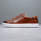 Extra Large Size Faded Retro Skate Shoes Casual White Shoes British Style Men's Shoes