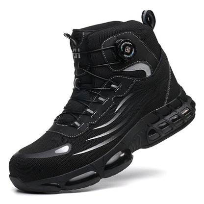 Men's anti smashing and anti piercing hiking work shoes are breathable for men