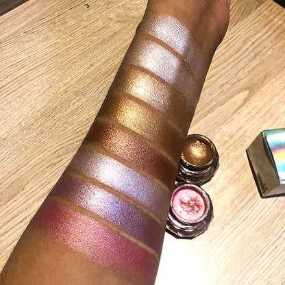 Pudaier Jelly Gel Face Highlighter Body Highlighter Mermaid Eyeshadow