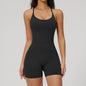 Sleeveless slim fit backless jumpsuit