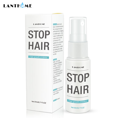 Permanent Stop Hair Growth Inhibitor Pubic Hair Repair Smooth Body Hair Removal Treatment Spray Facial Hair Remover for Women