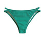 Solid Color Two-Piece Separated Swimwear, Push-Up Bra Top for Small Bust