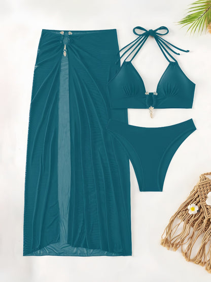 Three-Piece Swimwear Set