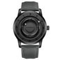 LIGE Fashionable Roman Numeral Men's Multi-Function Quartz Watch with Leather Strap and Water Resistance