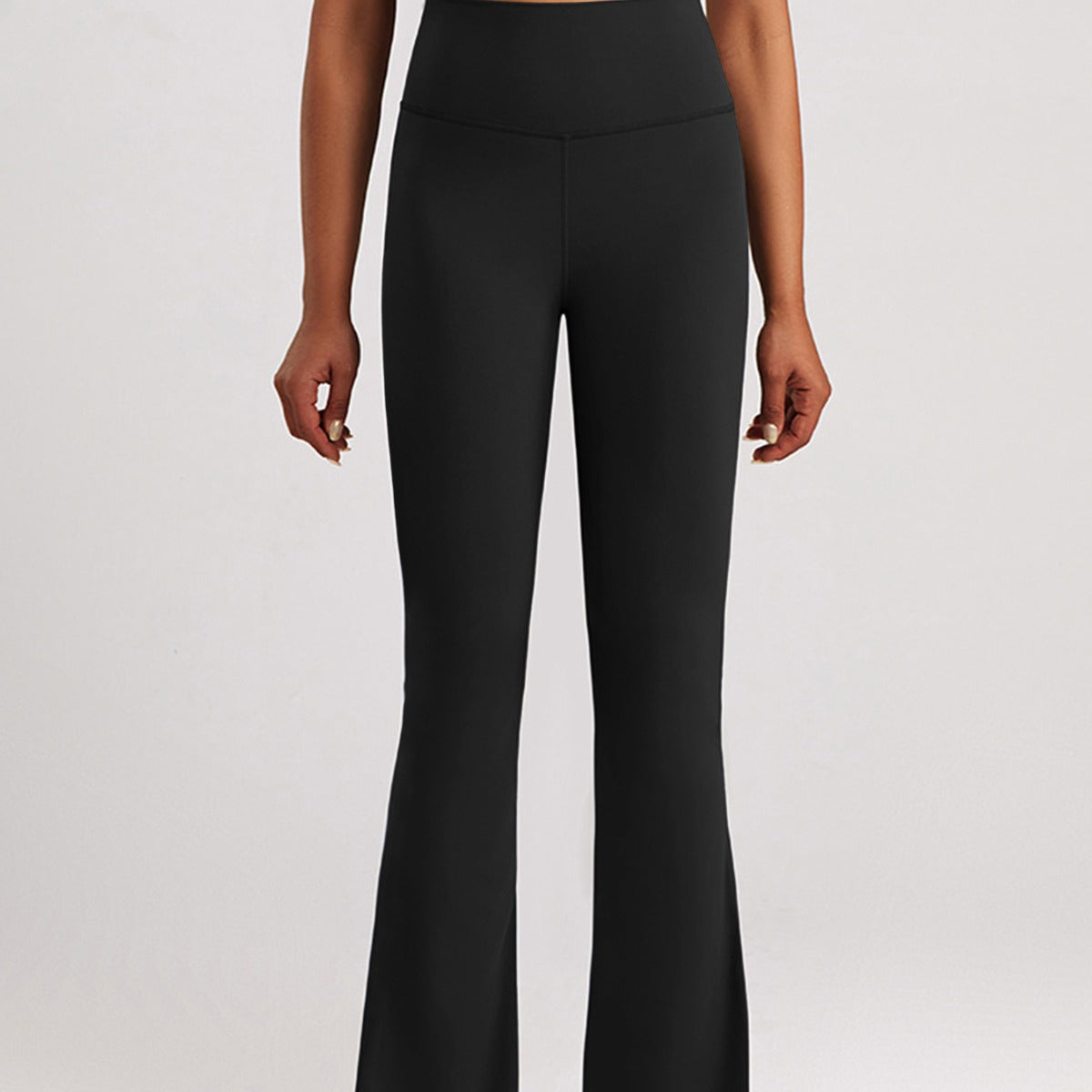 in stock High Waist Micro Yoga Pants Slimming Hip-lifting Dance Pilates Tight Pants Quick-drying Sports Fitness Horned Pants
