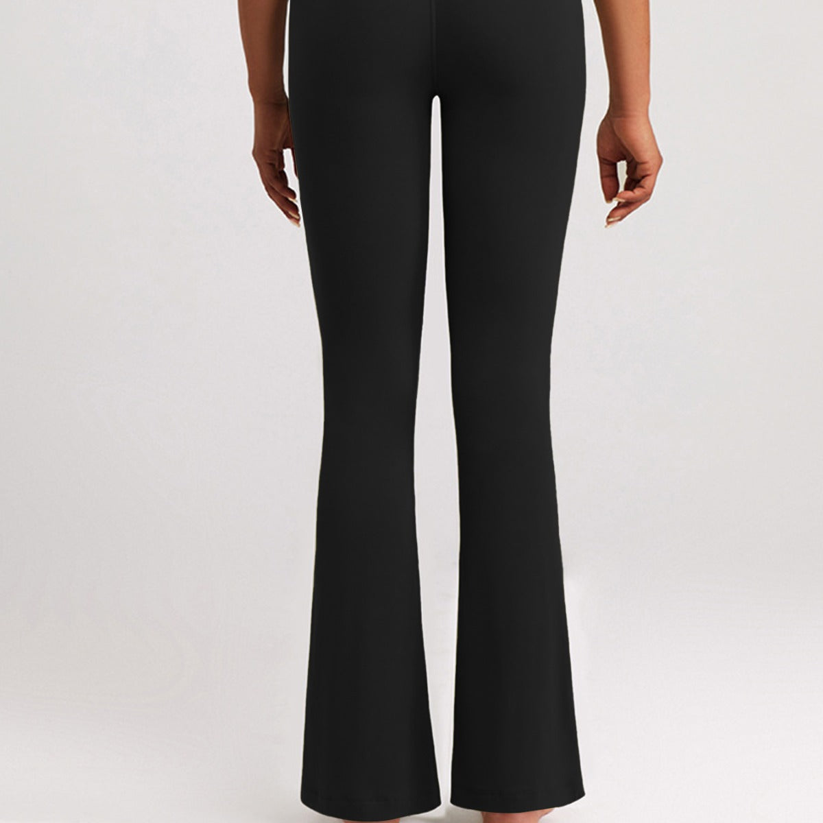 in stock High Waist Micro Yoga Pants Slimming Hip-lifting Dance Pilates Tight Pants Quick-drying Sports Fitness Horned Pants