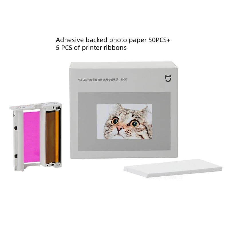 3-inch Photo Paper For Mijia Pocket Photo Printer Pro Dedicated Photo Paper Adopts New Sublimation Printing Technology