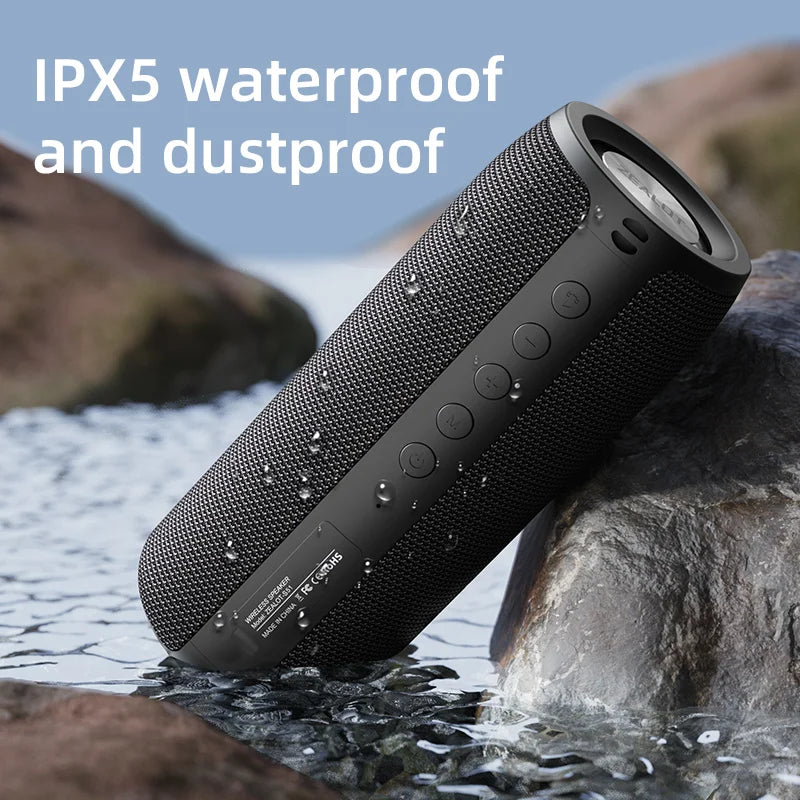ZEALOT-S51 TWS Portable Bluetooth Speaker Wireless Bass Subwoofer Waterproof Outdoor Speakers Subwoof Loudspeaker Box Support TF