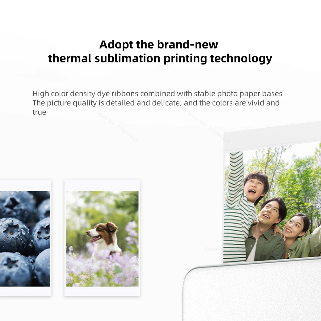 3-inch Photo Paper For Mijia Pocket Photo Printer Pro Dedicated Photo Paper Adopts New Sublimation Printing Technology