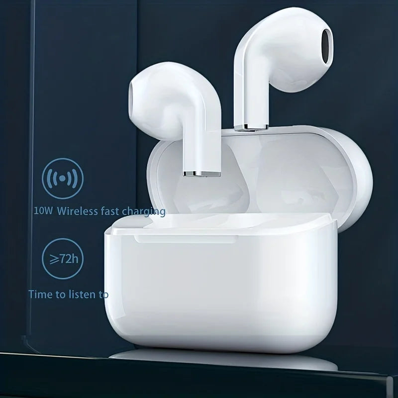 Pro 5S Bluetooth Earphone Stereo Wireless Headphone In-Ear HiFi Earbud HandsFree Headset Mic Noise Reduction Mini Sport Earplugs
