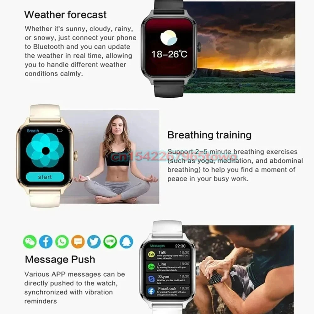 1.83" Smart Fitness Watch With Bluetooth Calling